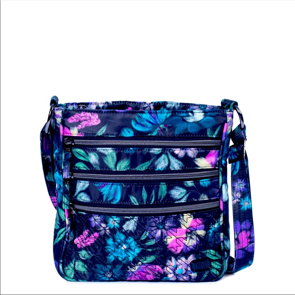 SOLD- NWT: LUG BREEZER CROSSBODY BAG - BLOOM BLACK